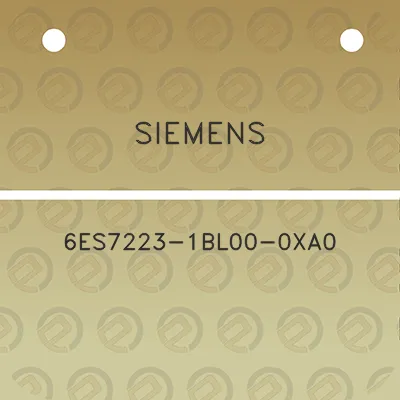 siemens-6es7223-1bl00-0xa0