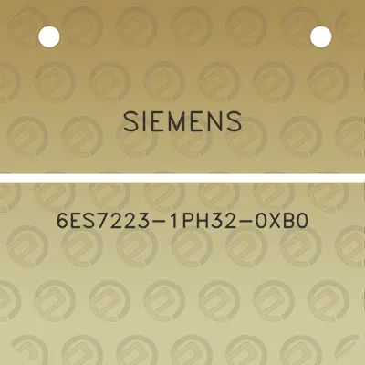 siemens-6es7223-1ph32-0xb0