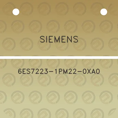 siemens-6es7223-1pm22-0xa0