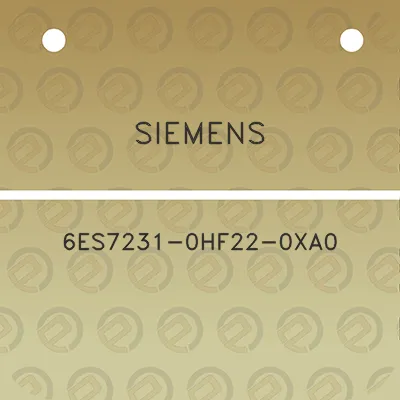 siemens-6es7231-0hf22-0xa0