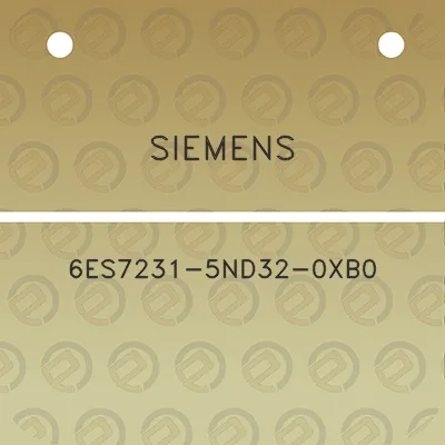 siemens-6es7231-5nd32-0xb0