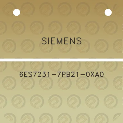 siemens-6es7231-7pb21-0xa0