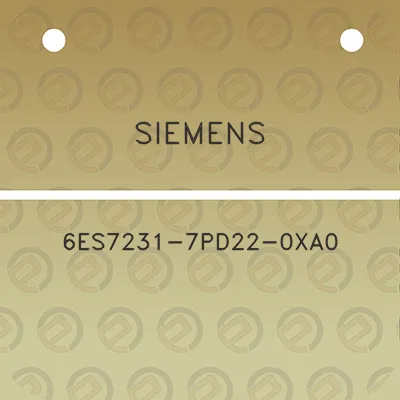 siemens-6es7231-7pd22-0xa0