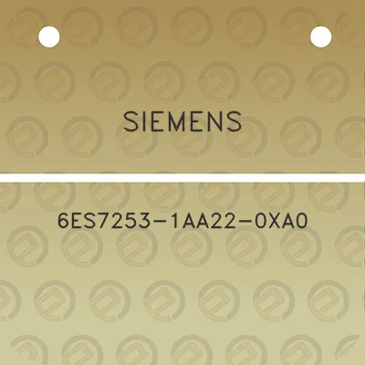 siemens-6es7253-1aa22-0xa0