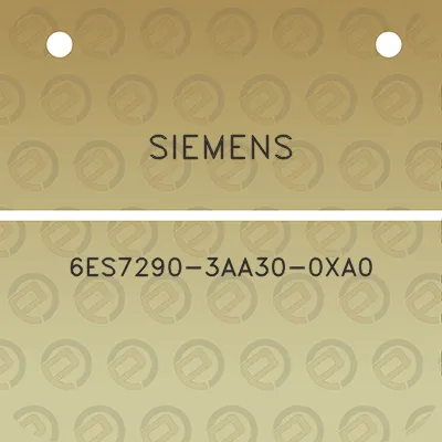 siemens-6es7290-3aa30-0xa0