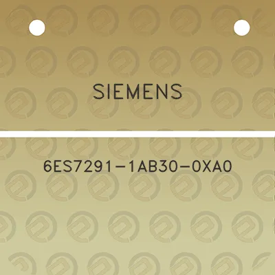 siemens-6es7291-1ab30-0xa0