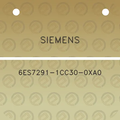 siemens-6es7291-1cc30-0xa0