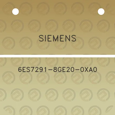 siemens-6es7291-8ge20-0xa0