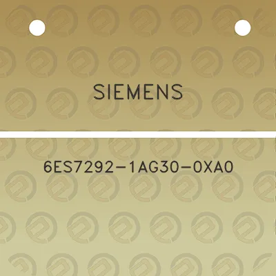 siemens-6es7292-1ag30-0xa0