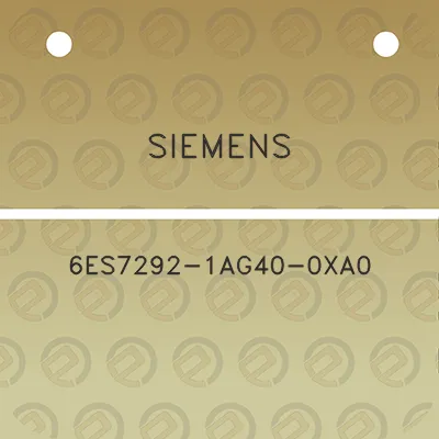 siemens-6es7292-1ag40-0xa0