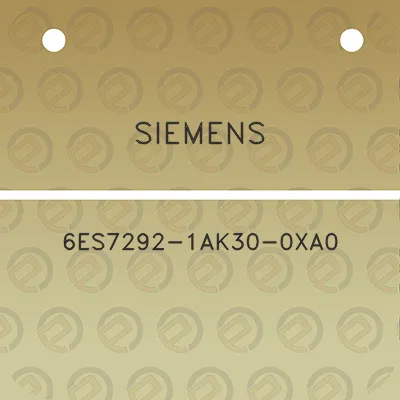 siemens-6es7292-1ak30-0xa0