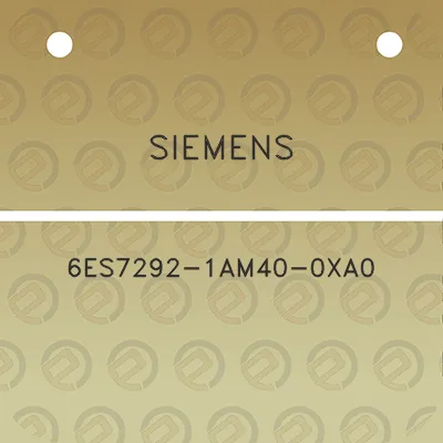 siemens-6es7292-1am40-0xa0