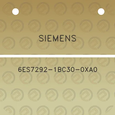 siemens-6es7292-1bc30-0xa0