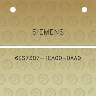 siemens-6es7307-1ea00-0aa0