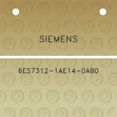 siemens-6es7312-1ae14-0ab0