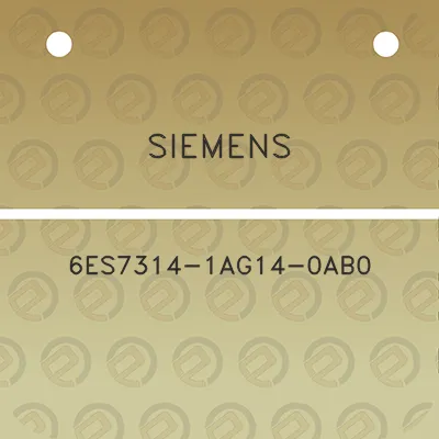 siemens-6es7314-1ag14-0ab0