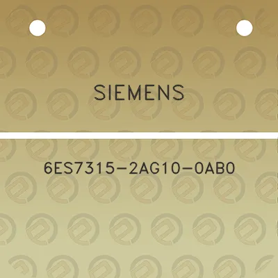 siemens-6es7315-2ag10-0ab0