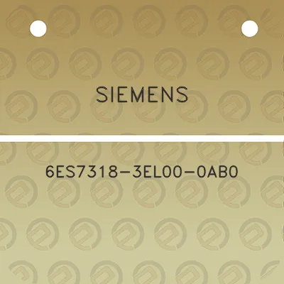 siemens-6es7318-3el00-0ab0