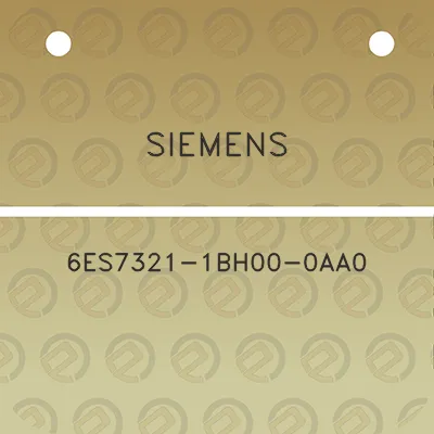 siemens-6es7321-1bh00-0aa0