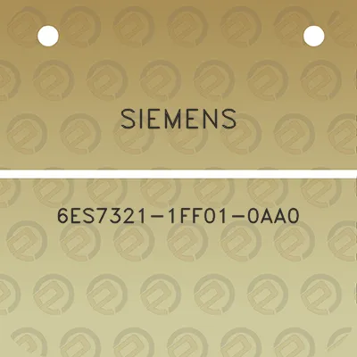 siemens-6es7321-1ff01-0aa0