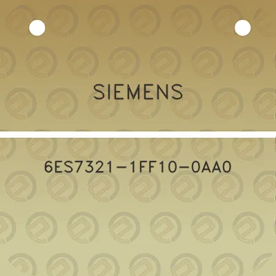 siemens-6es7321-1ff10-0aa0