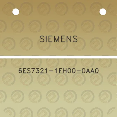 siemens-6es7321-1fh00-0aa0