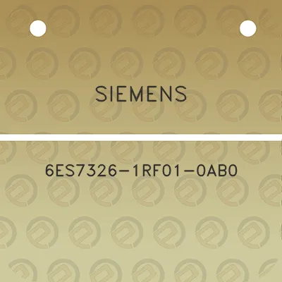 siemens-6es7326-1rf01-0ab0