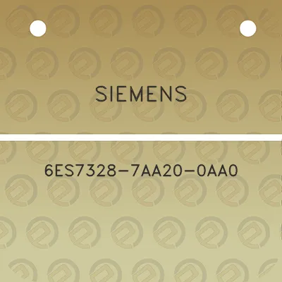 siemens-6es7328-7aa20-0aa0