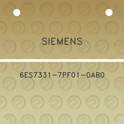 siemens-6es7331-7pf01-0ab0