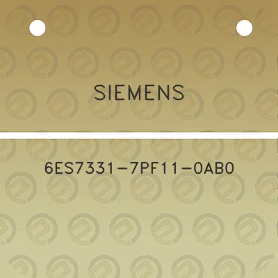 siemens-6es7331-7pf11-0ab0