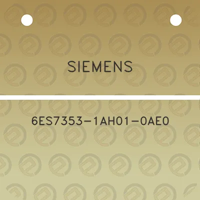 siemens-6es7353-1ah01-0ae0