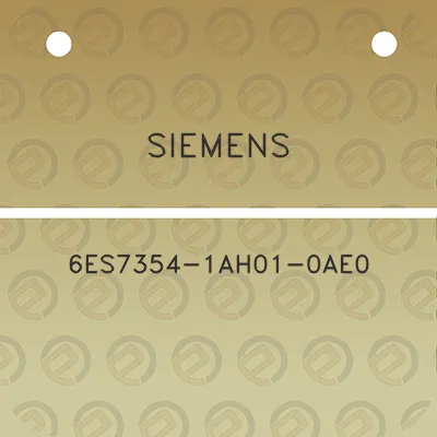 siemens-6es7354-1ah01-0ae0