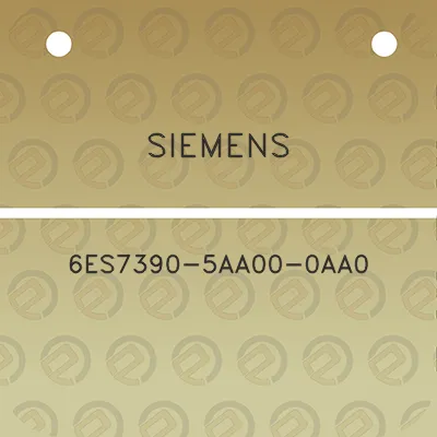 siemens-6es7390-5aa00-0aa0