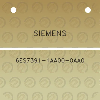 siemens-6es7391-1aa00-0aa0