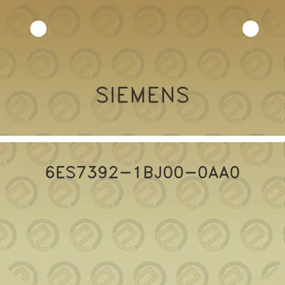 siemens-6es7392-1bj00-0aa0