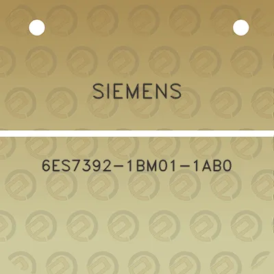 siemens-6es7392-1bm01-1ab0