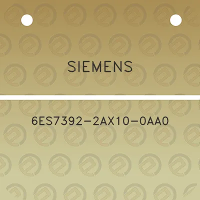 siemens-6es7392-2ax10-0aa0