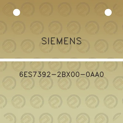 siemens-6es7392-2bx00-0aa0