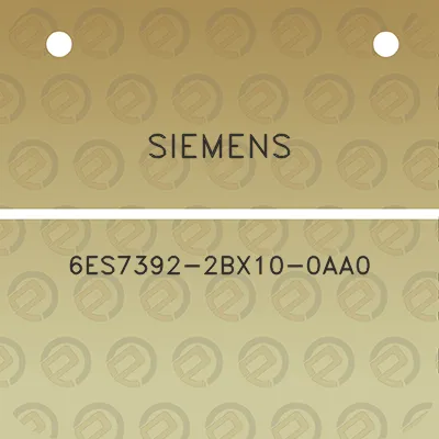 siemens-6es7392-2bx10-0aa0