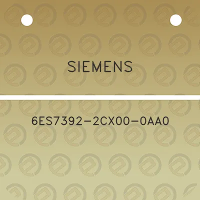 siemens-6es7392-2cx00-0aa0