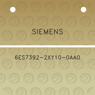 siemens-6es7392-2xy10-0aa0