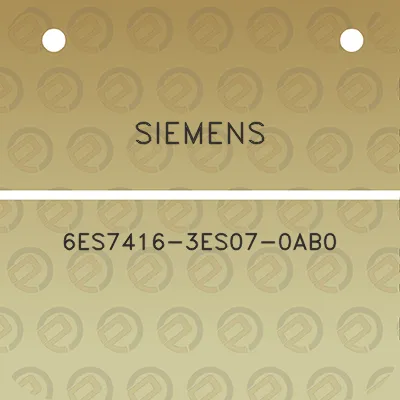 siemens-6es7416-3es07-0ab0