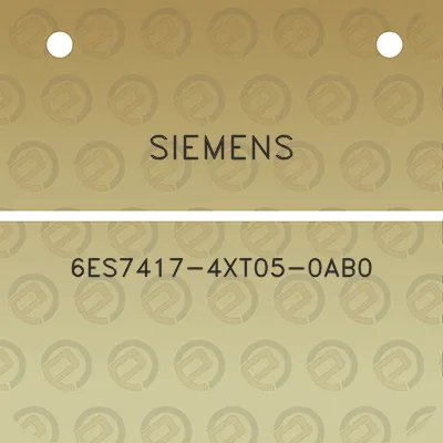 siemens-6es7417-4xt05-0ab0