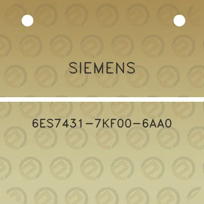 siemens-6es7431-7kf00-6aa0