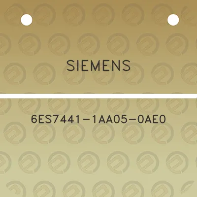 siemens-6es7441-1aa05-0ae0