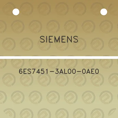 siemens-6es7451-3al00-0ae0