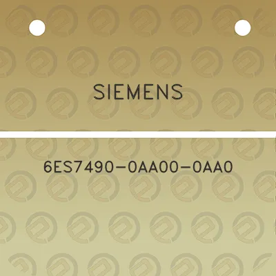 siemens-6es7490-0aa00-0aa0