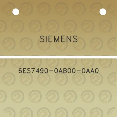 siemens-6es7490-0ab00-0aa0