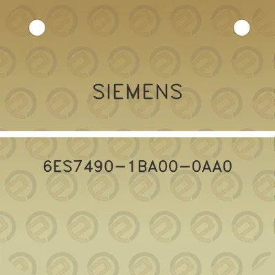 siemens-6es7490-1ba00-0aa0