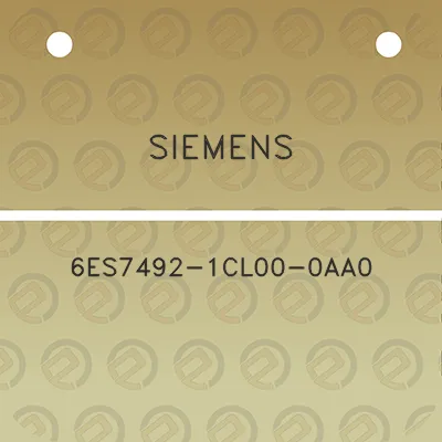 siemens-6es7492-1cl00-0aa0